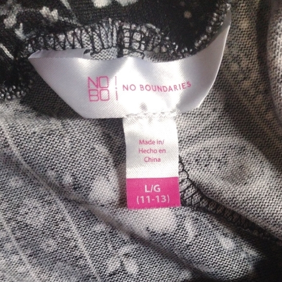 NOBO Black and White Boot Cut Flare Pants - Picture 2 of 2